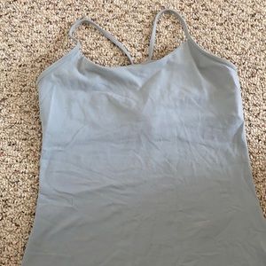 Lululemon light blue Y-back tank